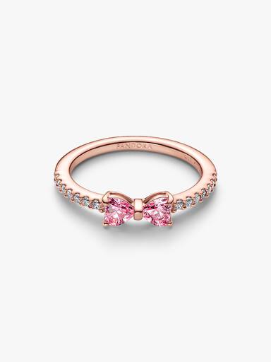 Sparkling Bow Ring