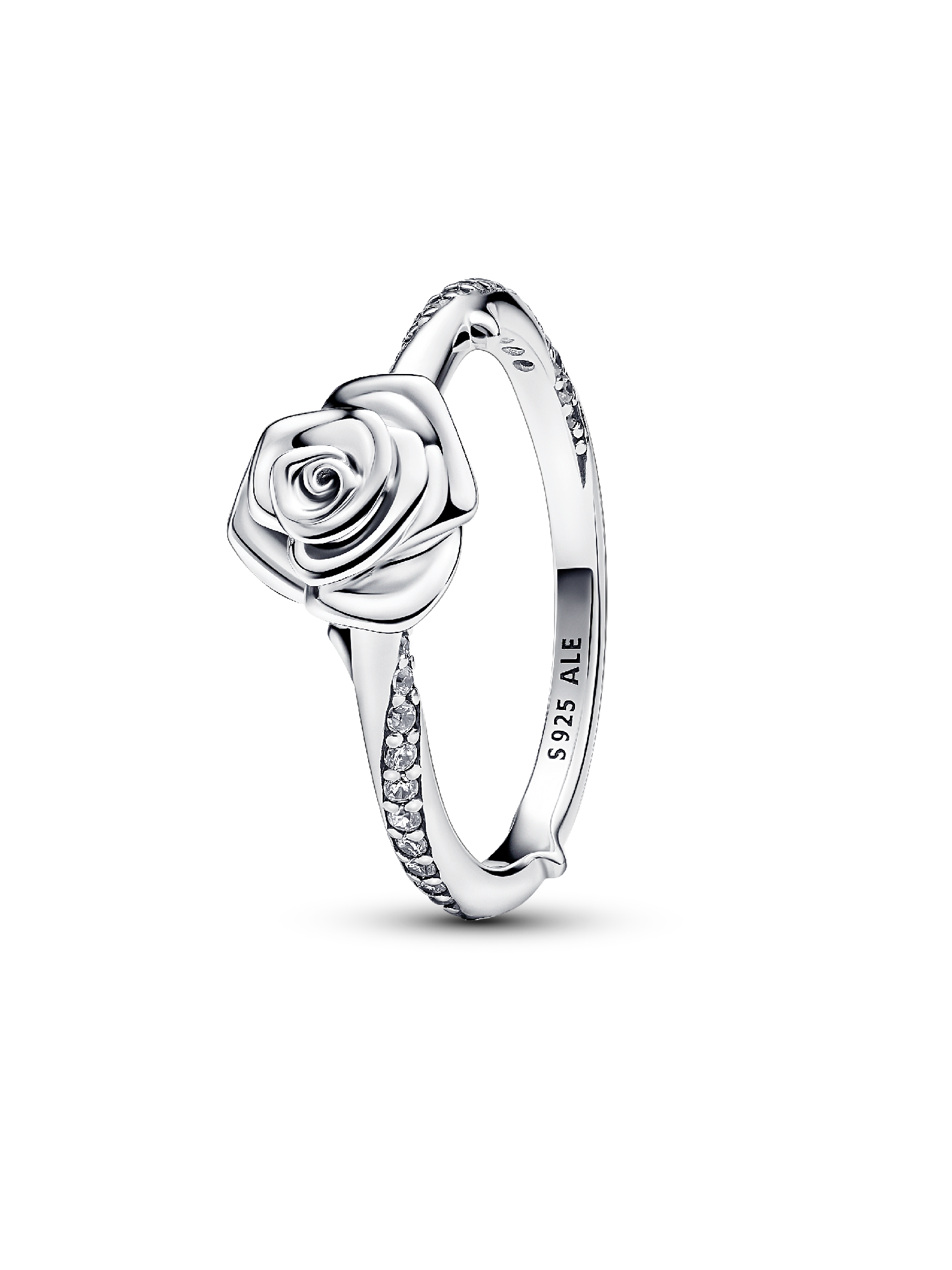 花鈴✨ Rose in Bloom Ring | Sterling silver | Pandora SG