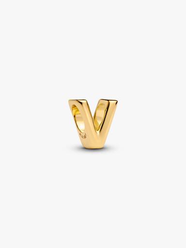 Letter V Alphabet Charm