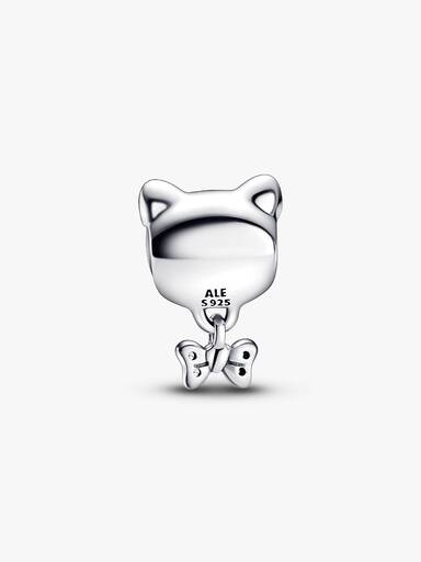 Pet Cat & Bow Charm