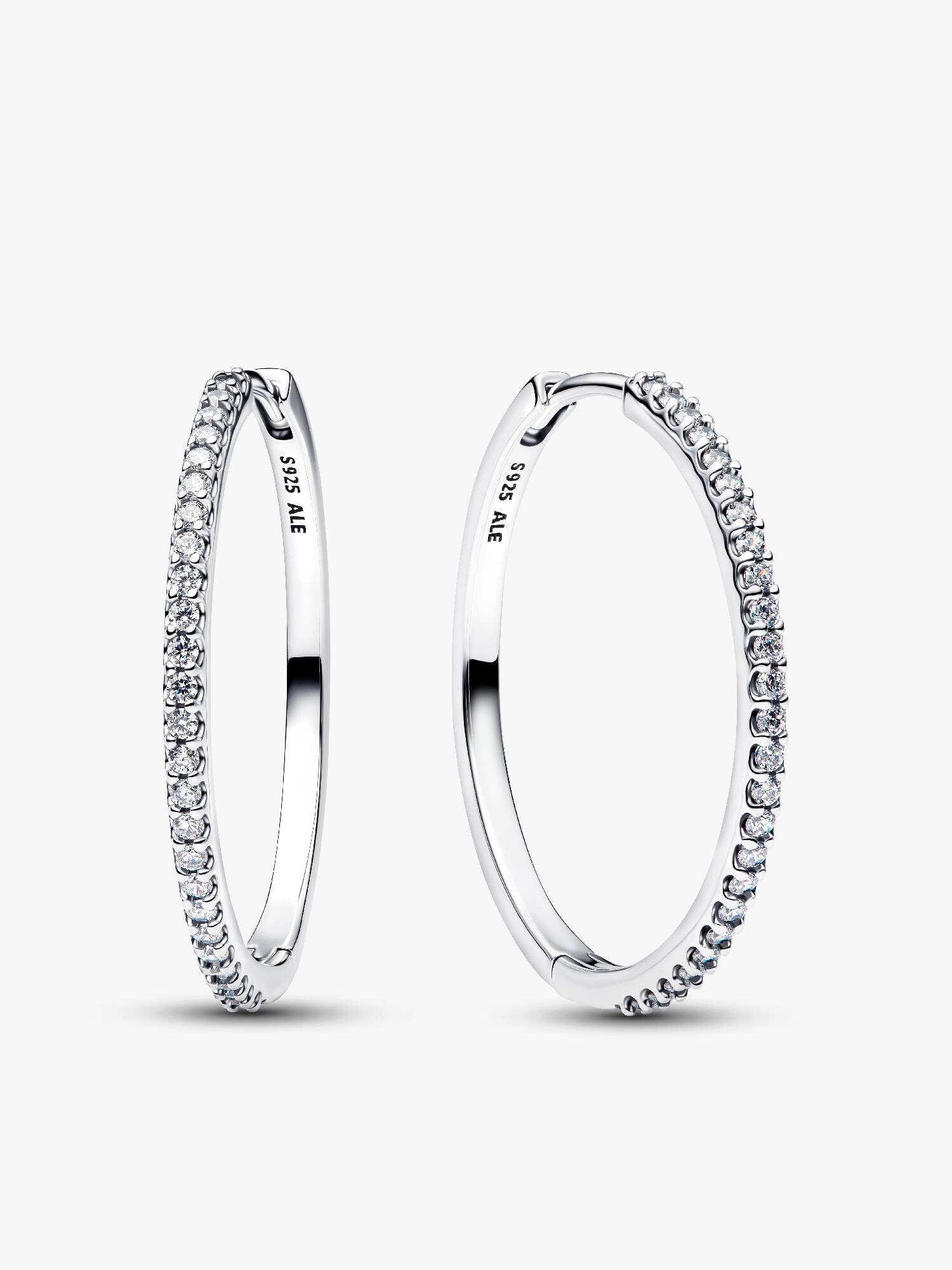 Sparkling Hoop Earrings