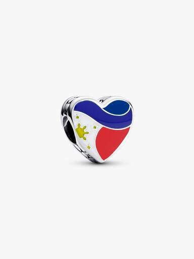 Philippines Heart Charm