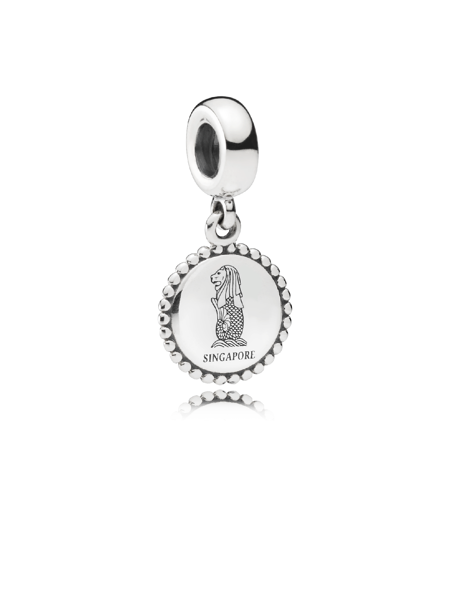 アクセサリー PANDORA Singapore Merlion Charm Merlion Silver Dangle Charm | Sterling silver | Pandora SG