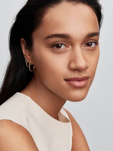 Sparkling Hoop Earrings