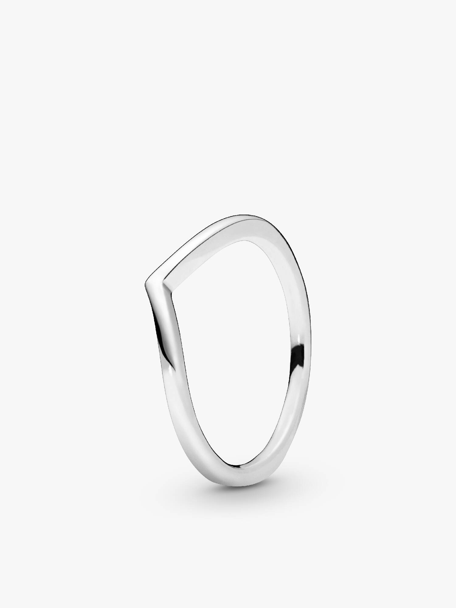 Polished Wishbone Ring