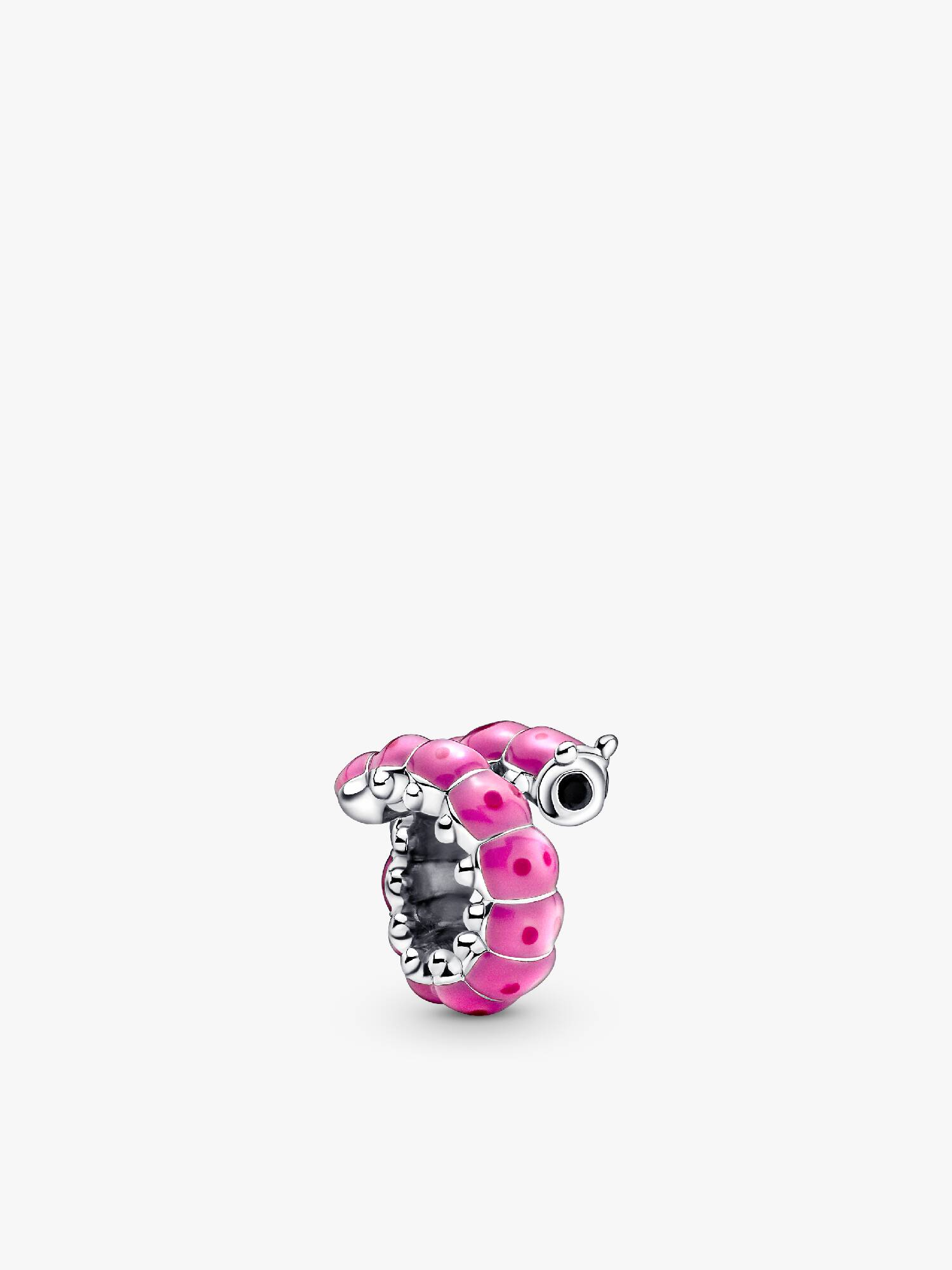 Cute Curled Caterpillar Charm