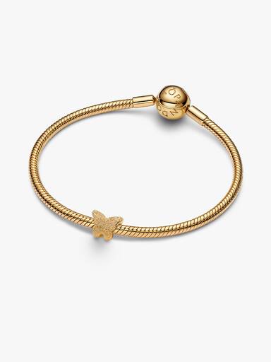 Textured Butterfly Mini Charm