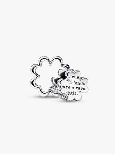 Splittable Four Leaf Clover Charm