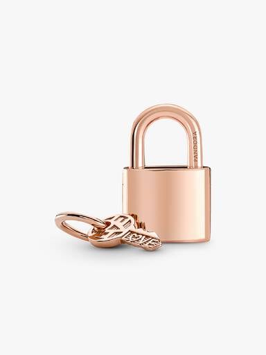 Padlock & Key Dangle Charm