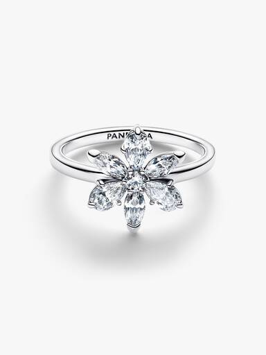 Herbarium Sparkling Flower Cocktail Ring
