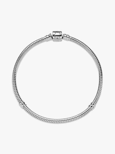 Barrel Clasp Snake Chain Bracelet