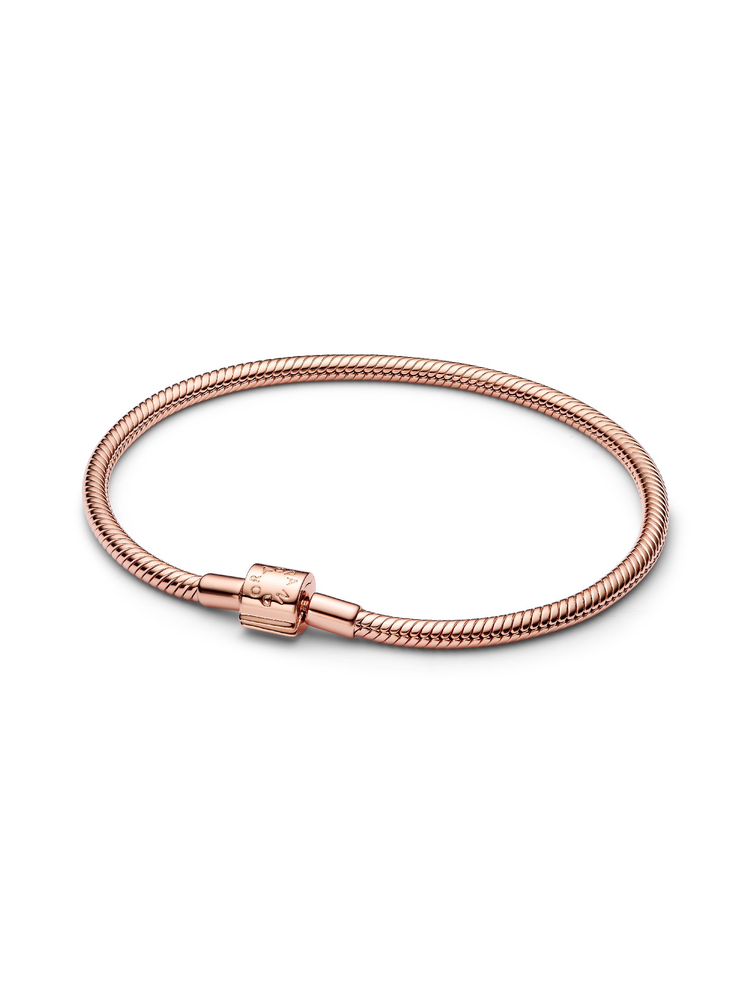 Barrel Clasp Snake Chain Bracelet