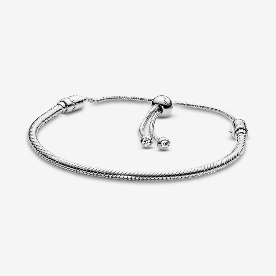 Pandora Moments Slider Snake Chain Bracelet image number 0