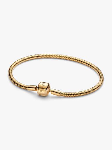 Barrel Clasp Snake Chain Bracelet