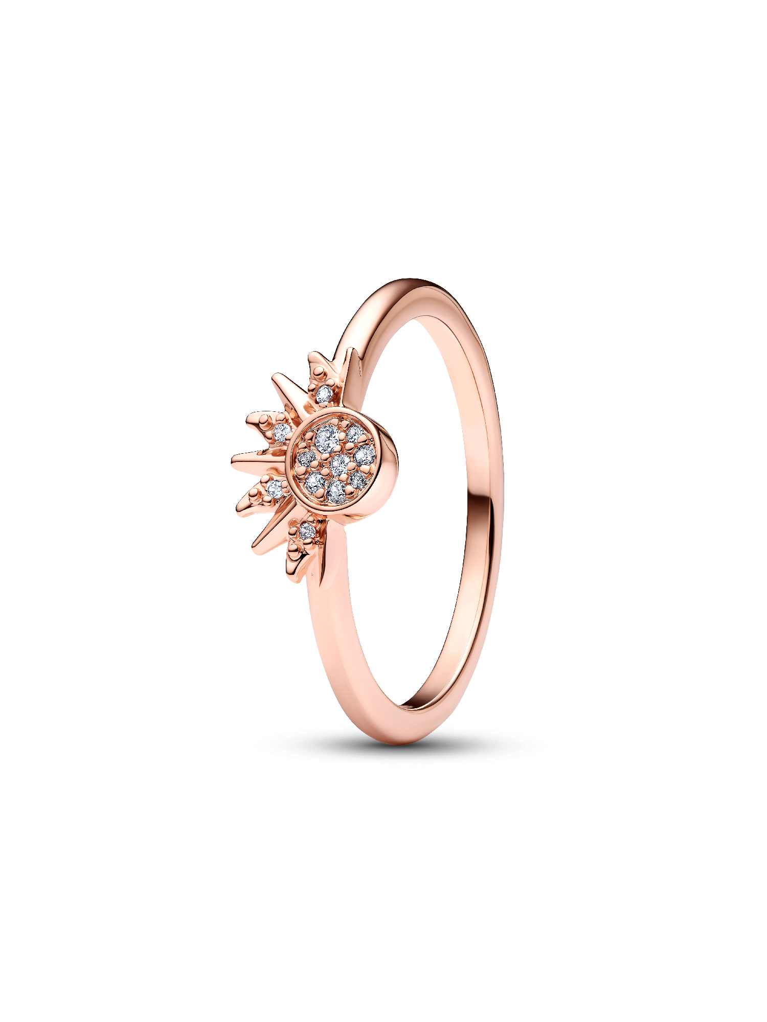 Celestial Sparkling Sun Ring
