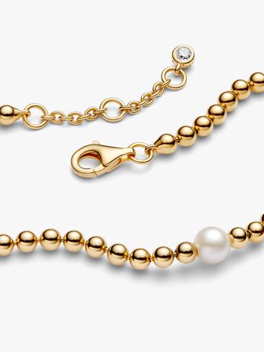 Treated Freshwater Cultured Pearl & Beads Bracelet
