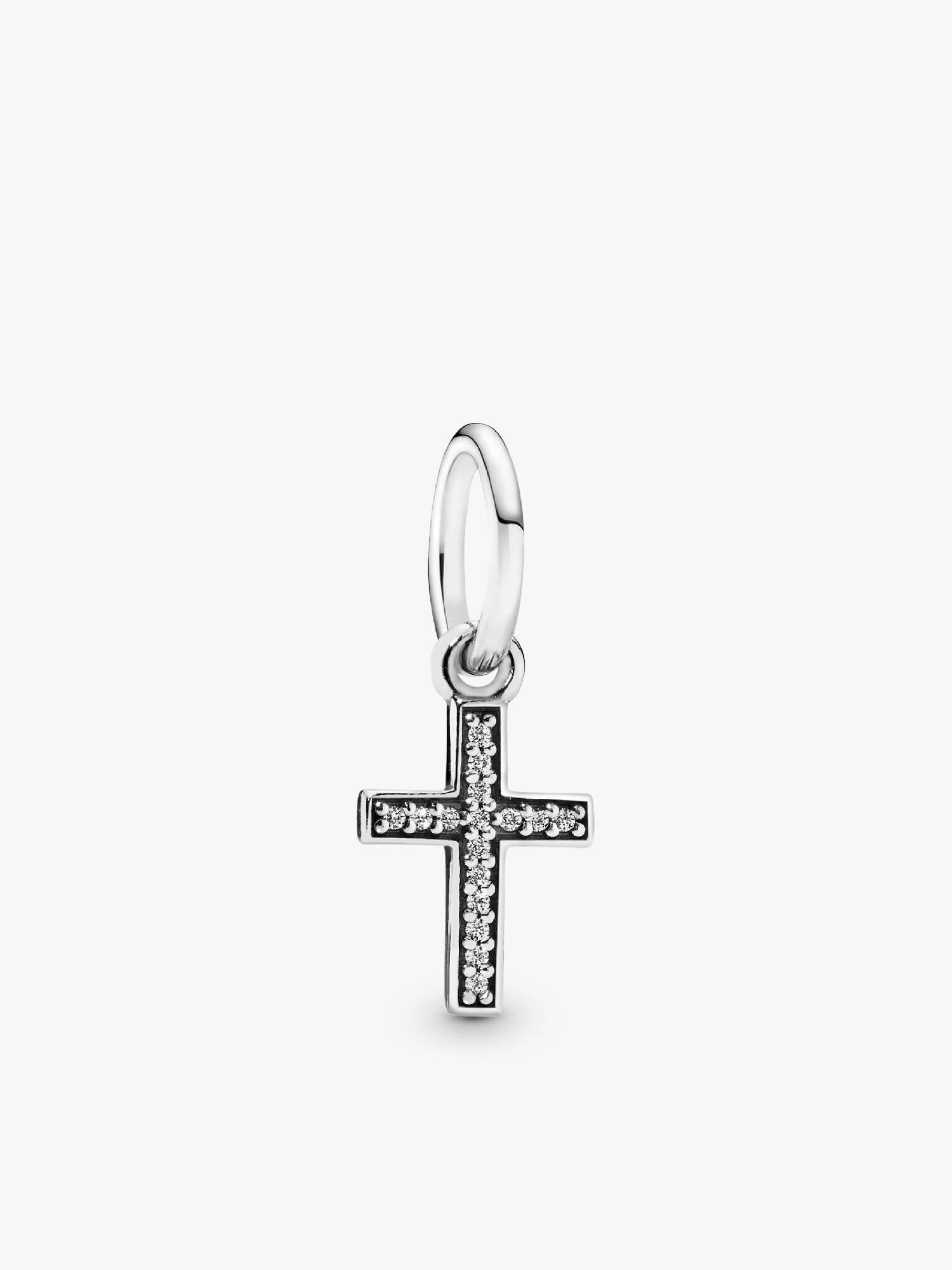 Sparkling Cross Dangle Charm