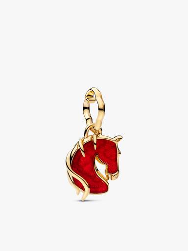 Red Murano Glass & Fire Horse Bracelet Set