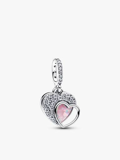 Beautiful Mother Double Dangle Charm and Necklace Set