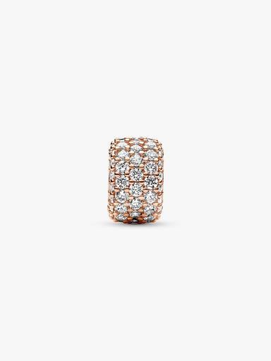 Sparkling Pavé Triple-row Charm