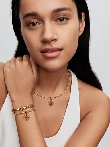 Sun Openwork Charm
