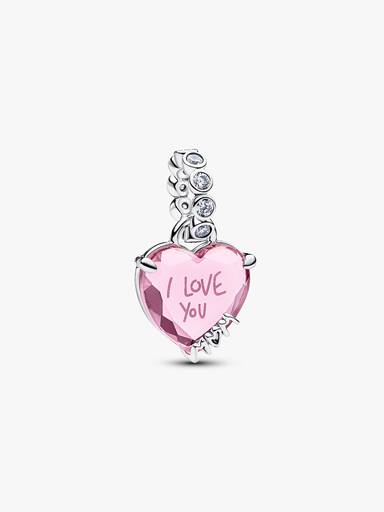 I Love You Mom Dangle Charm