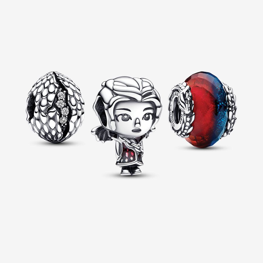 Game of Thrones Dragon Egg, Daenerys and Ice & Fire Charm Set image number 0
