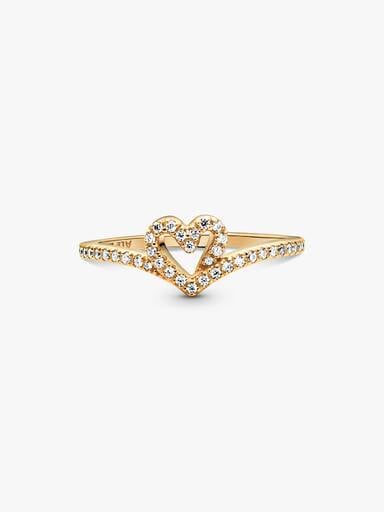 Wish Sparkling Heart Ring