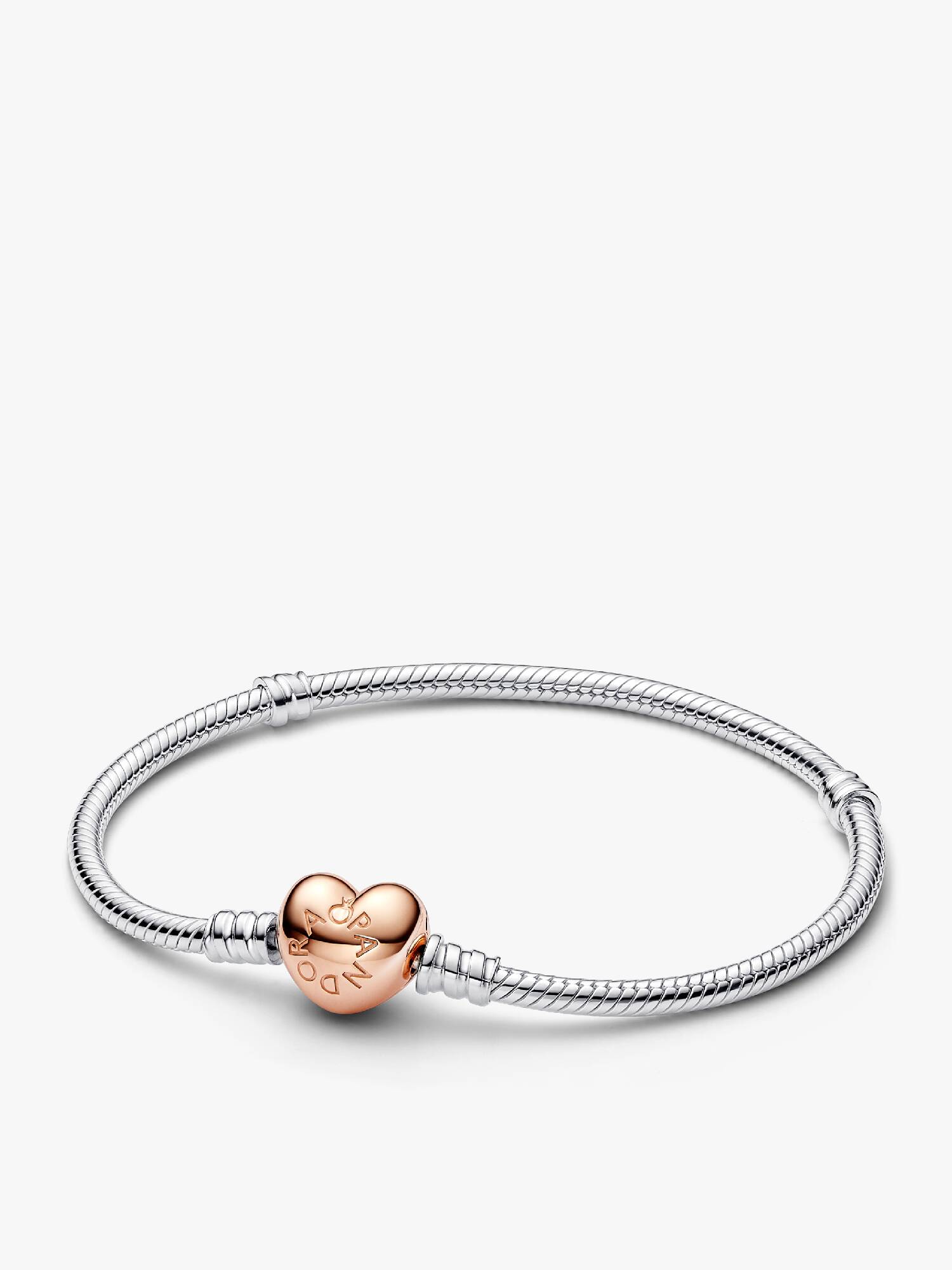 Heart & Snake Chain Bracelet