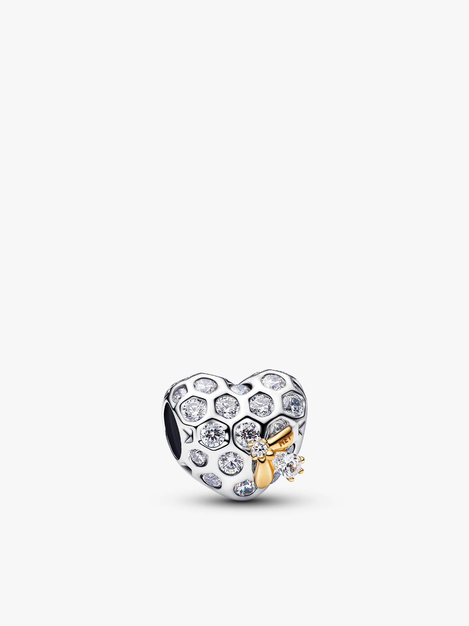 Bridgerton Honeycomb & Bee Heart Charm