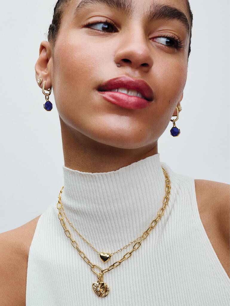 Pandora ME Pavé Link Single Earring