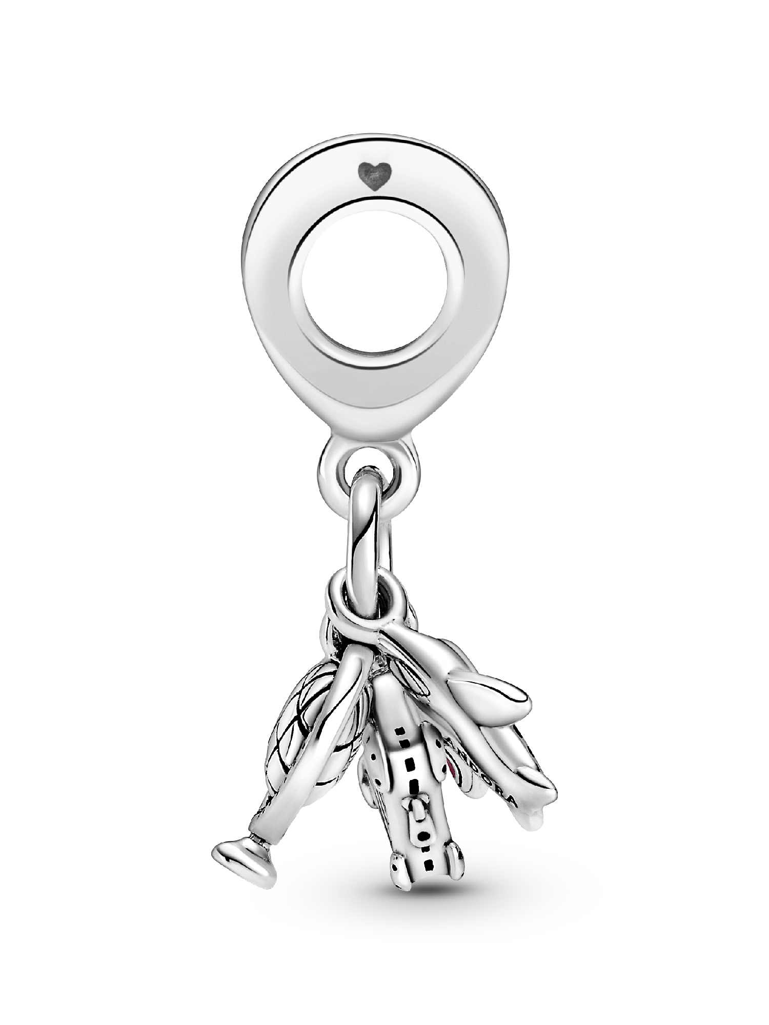 Airplane, Globe & Suitcase Dangle Charm | Sterling silver | Pandora SG