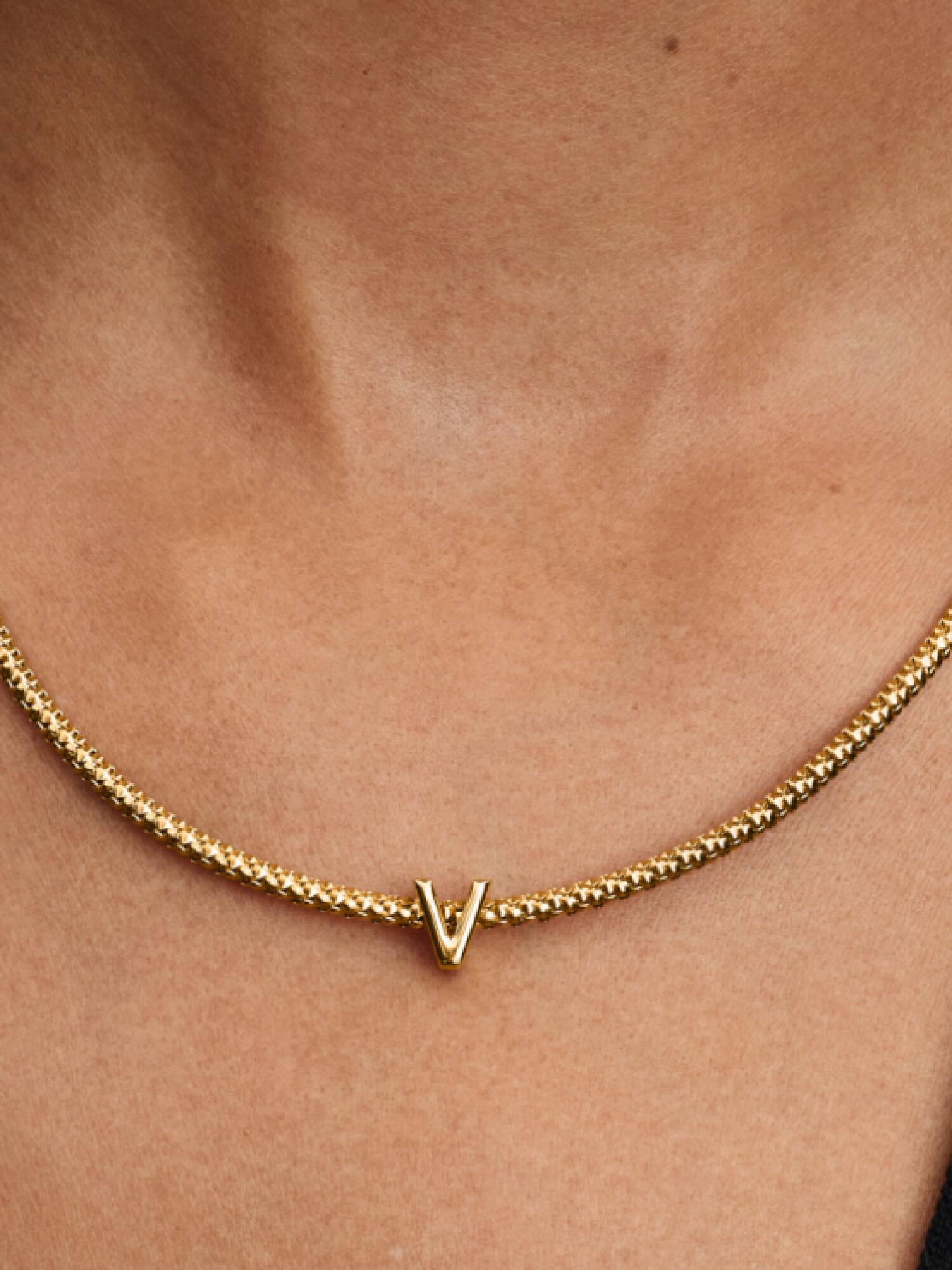 Letter V Alphabet Charm