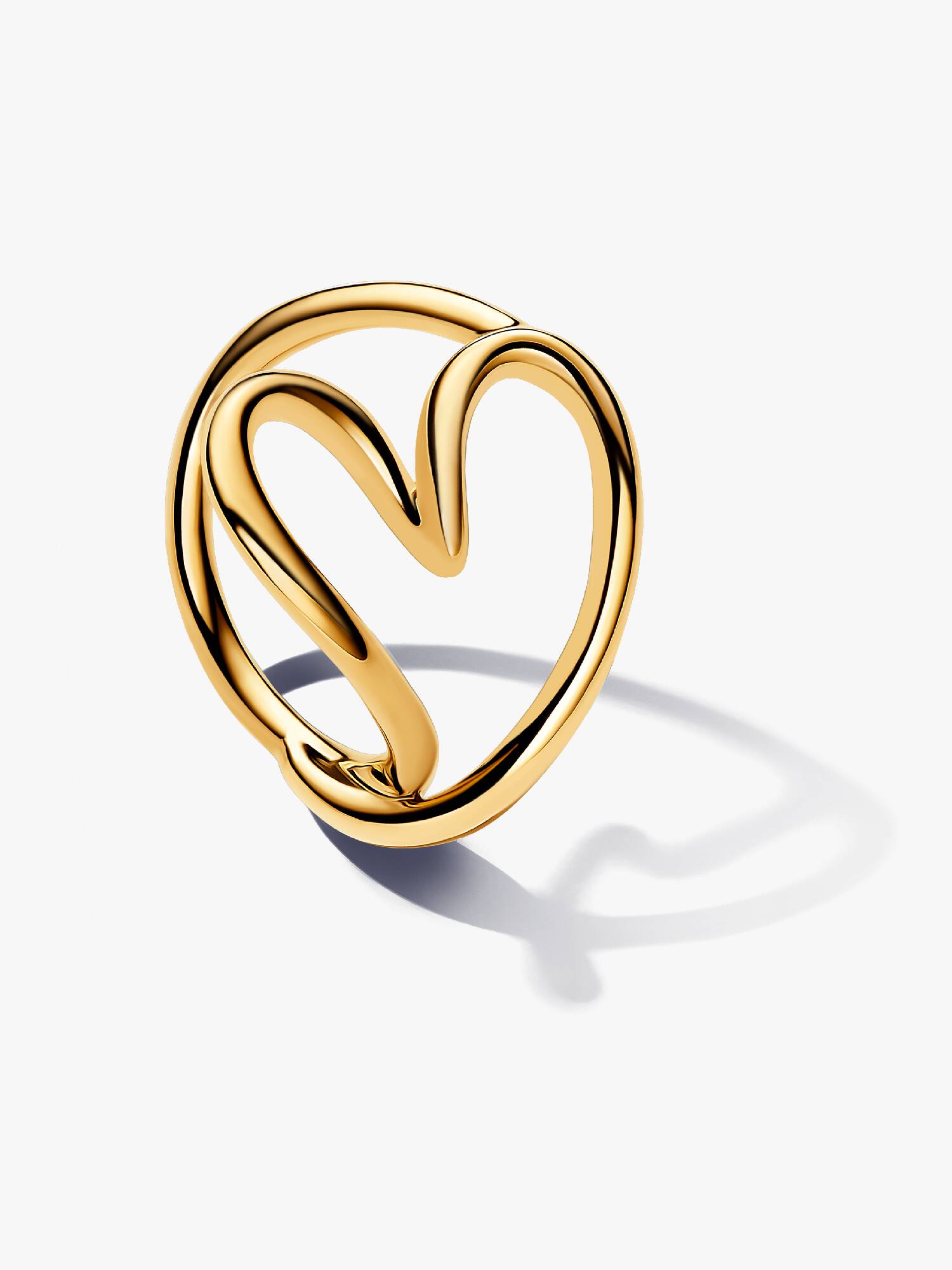 Organically Shaped Heart Ring