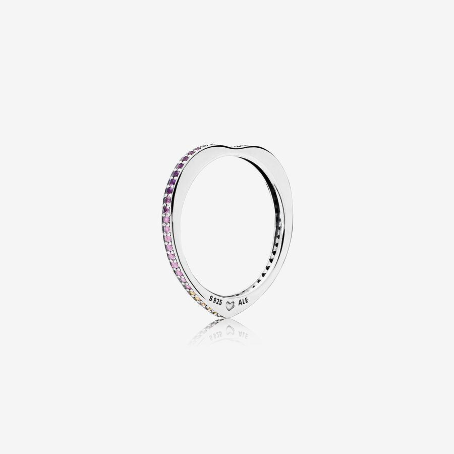 Multi-colour Arc of Love Ring image number 0