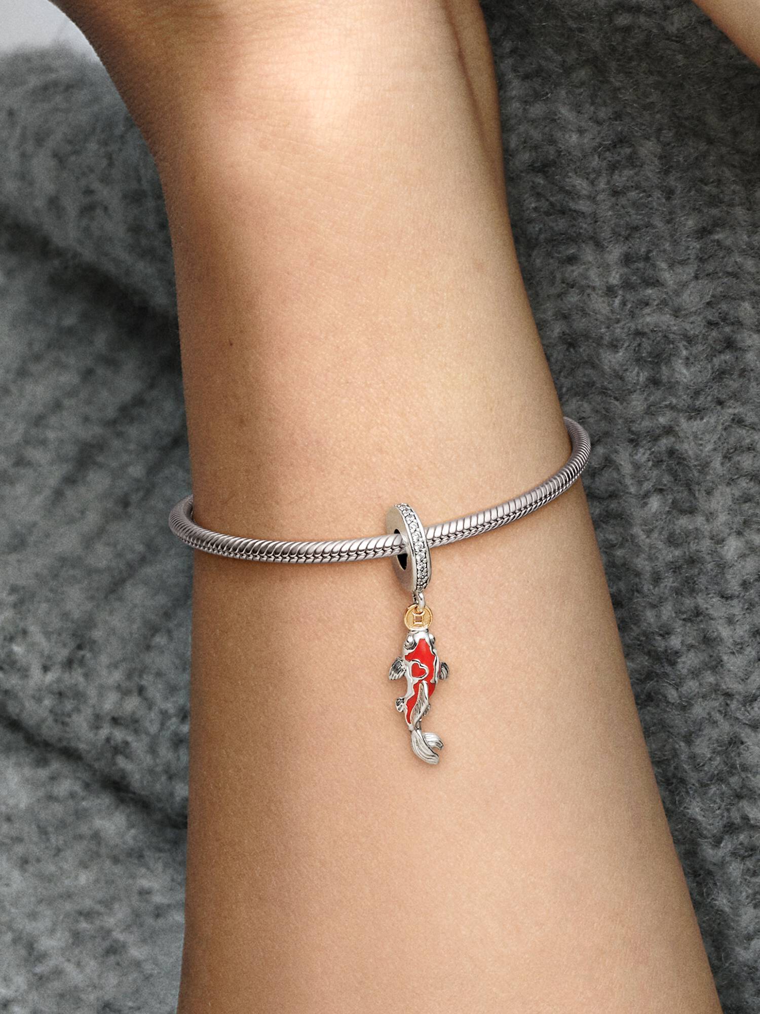 Good Fortune Carp Fish Dangle Charm