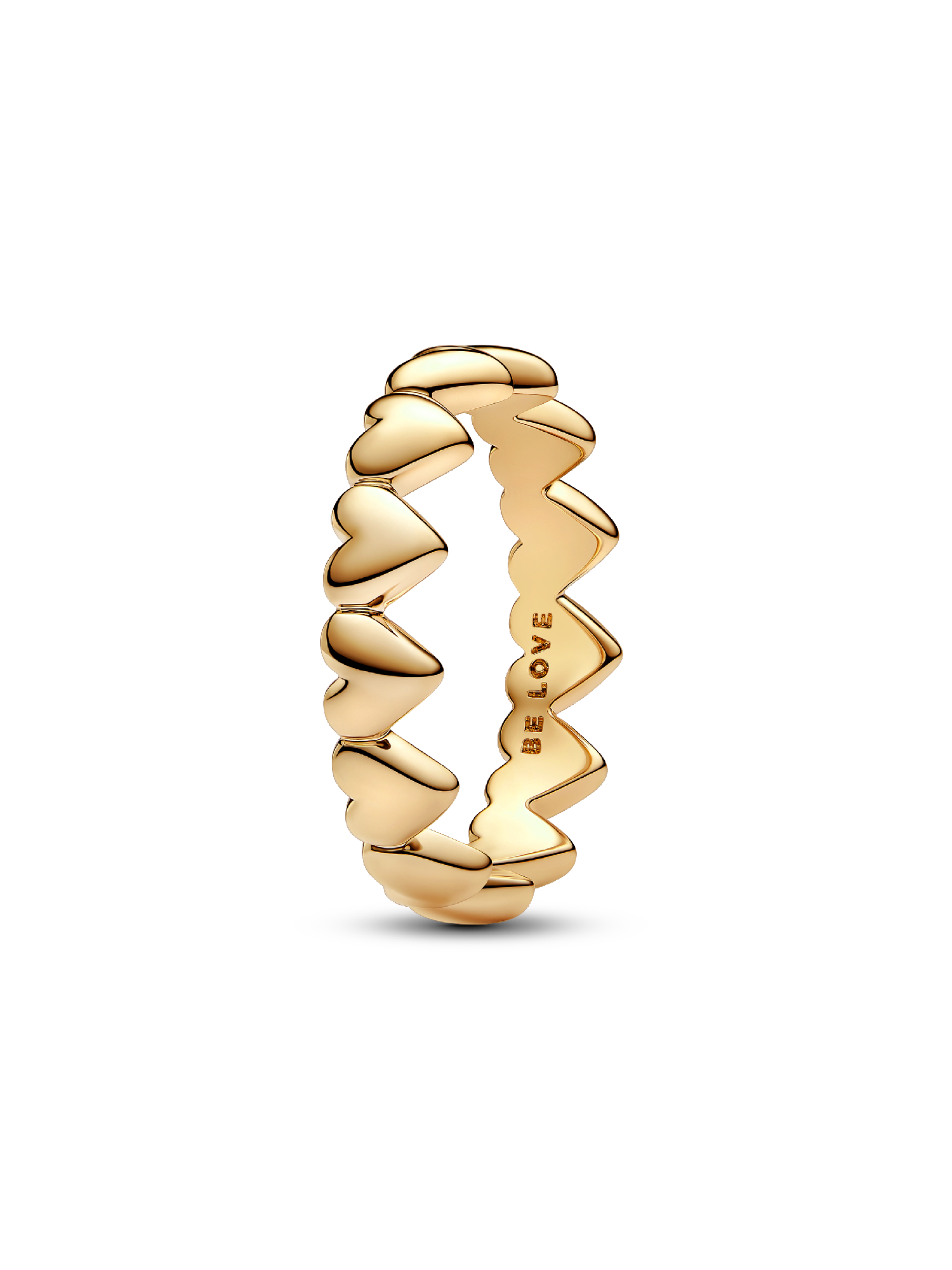 Row of Hearts Ring