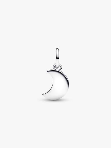 Crescent Moon Double Dangle Charm