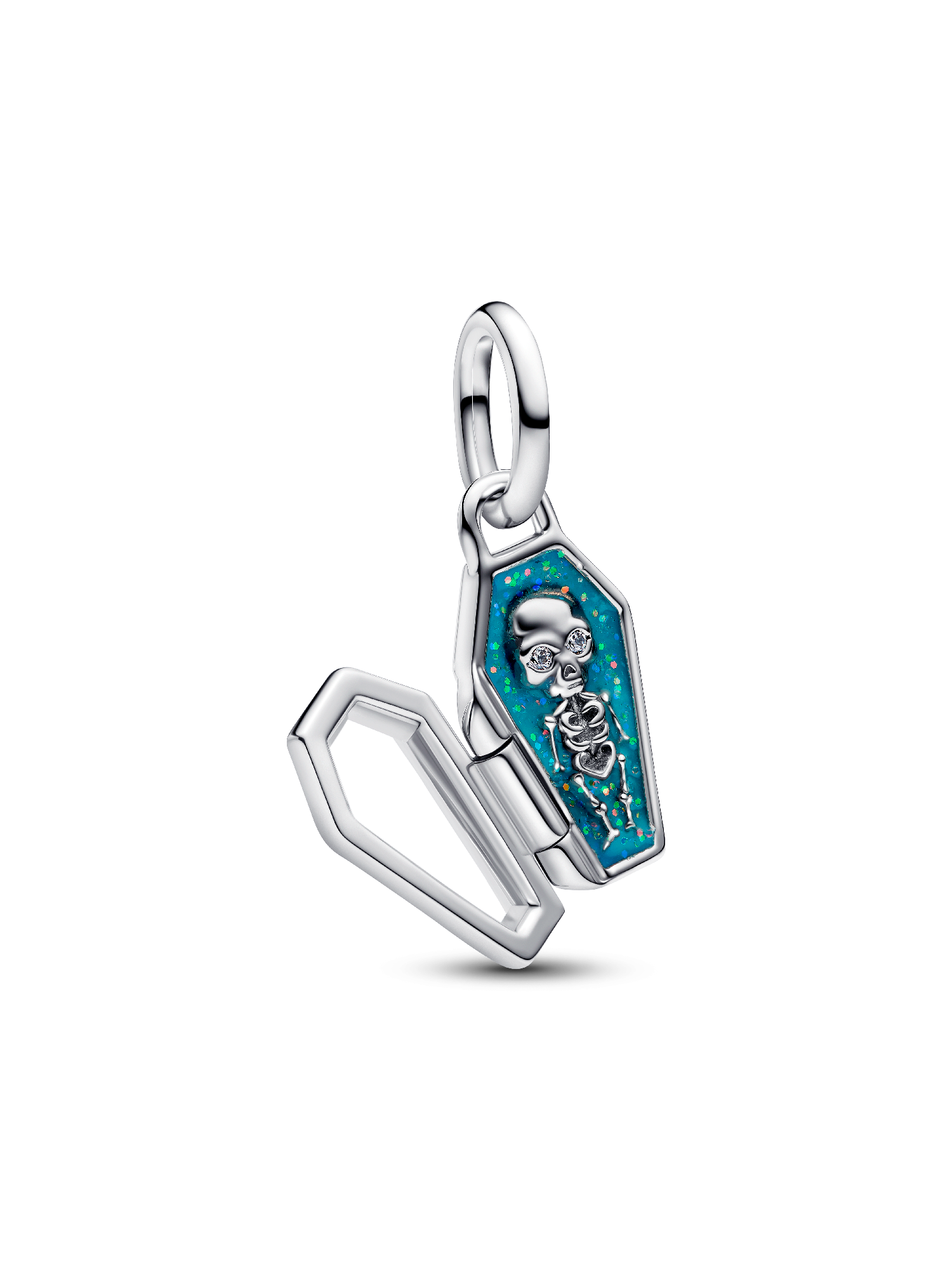Openable Glow-in-the-dark Coffin Charm | Sterling silver | Pandora SG