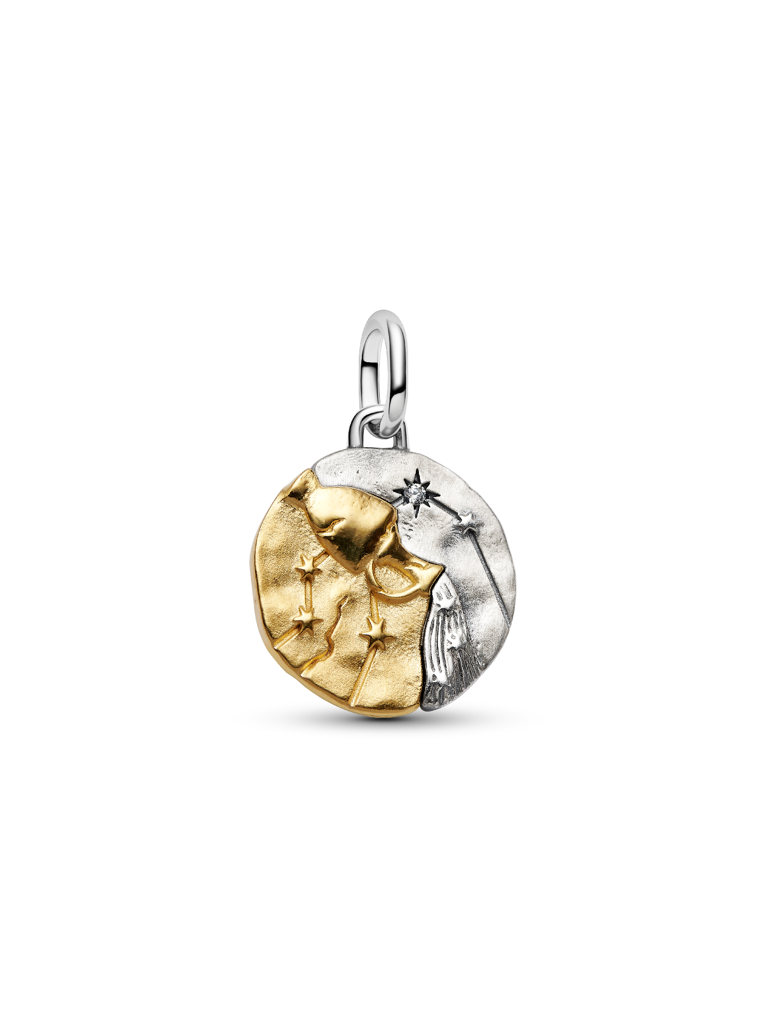 Aquarius Zodiac Medallion Charm