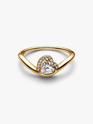 Wavy Heart Ring