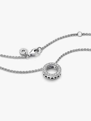 Pavé Circle Collier Necklace