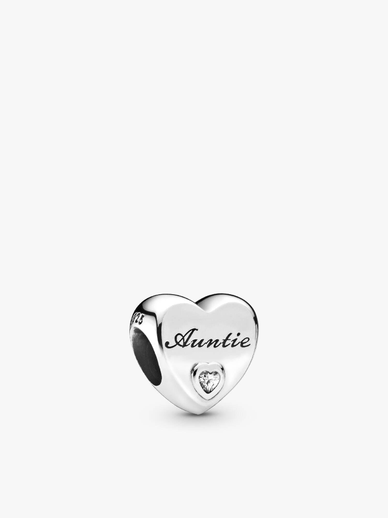 Auntie Love Heart Charm