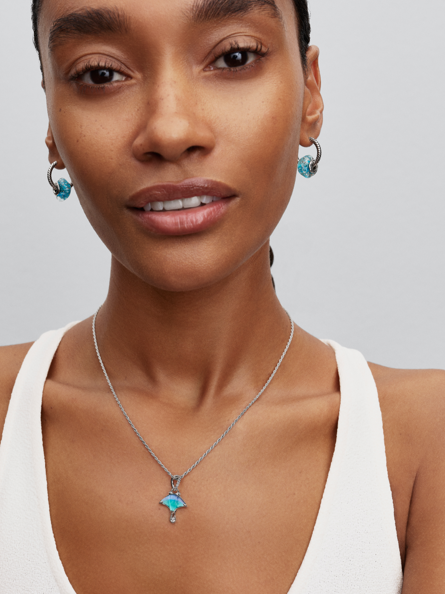 Manta Ray Dangle Charm | Sterling silver | Pandora SG