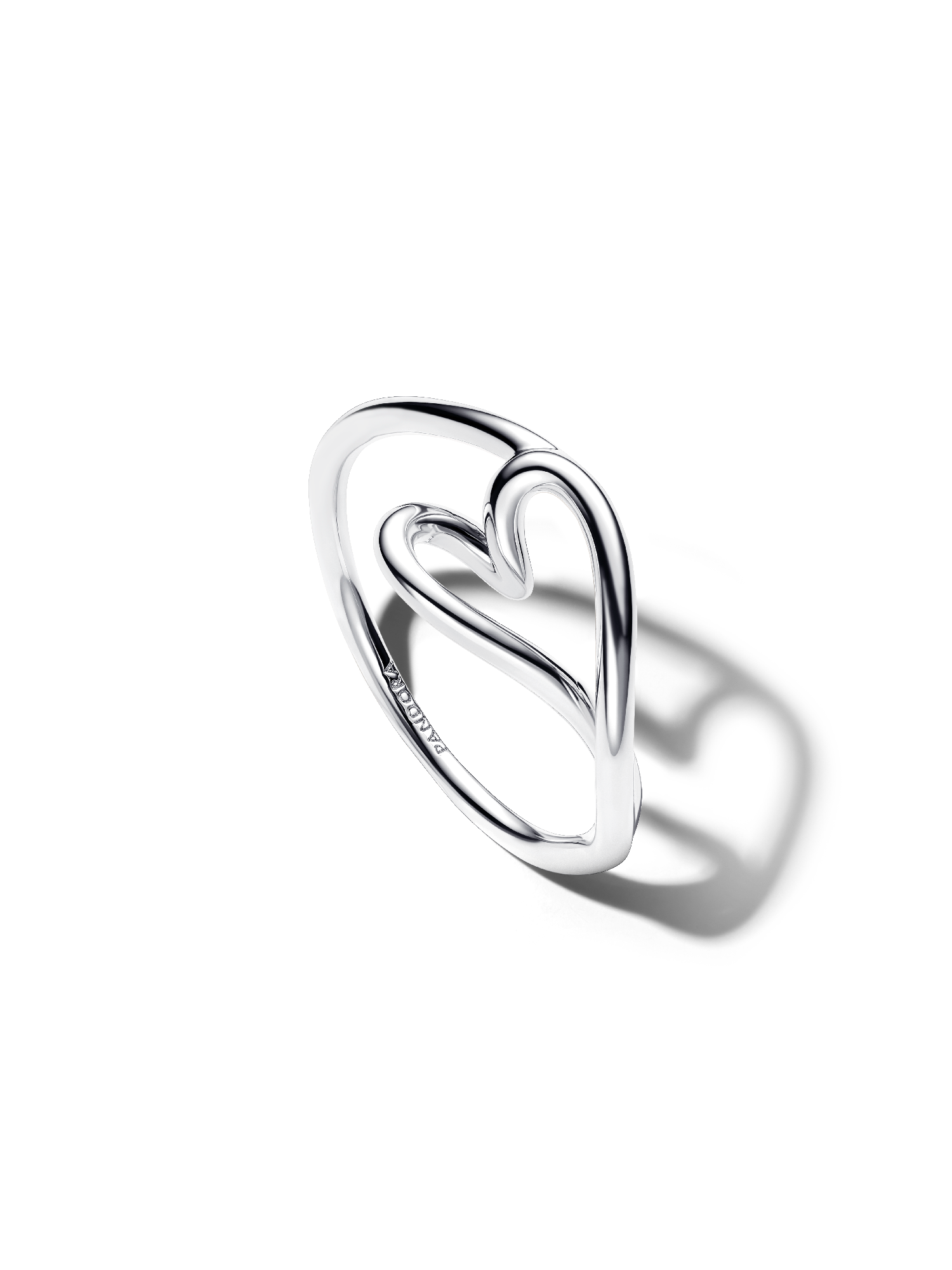 Organically Shaped Heart Small Ring
