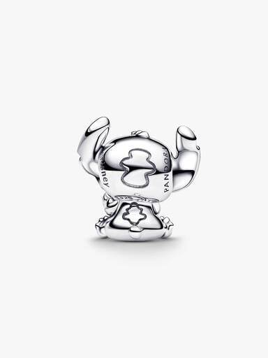 Disney Stitch Blue Heart Charm