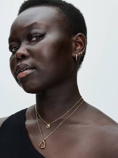 Round Huggie Hoop Earrings