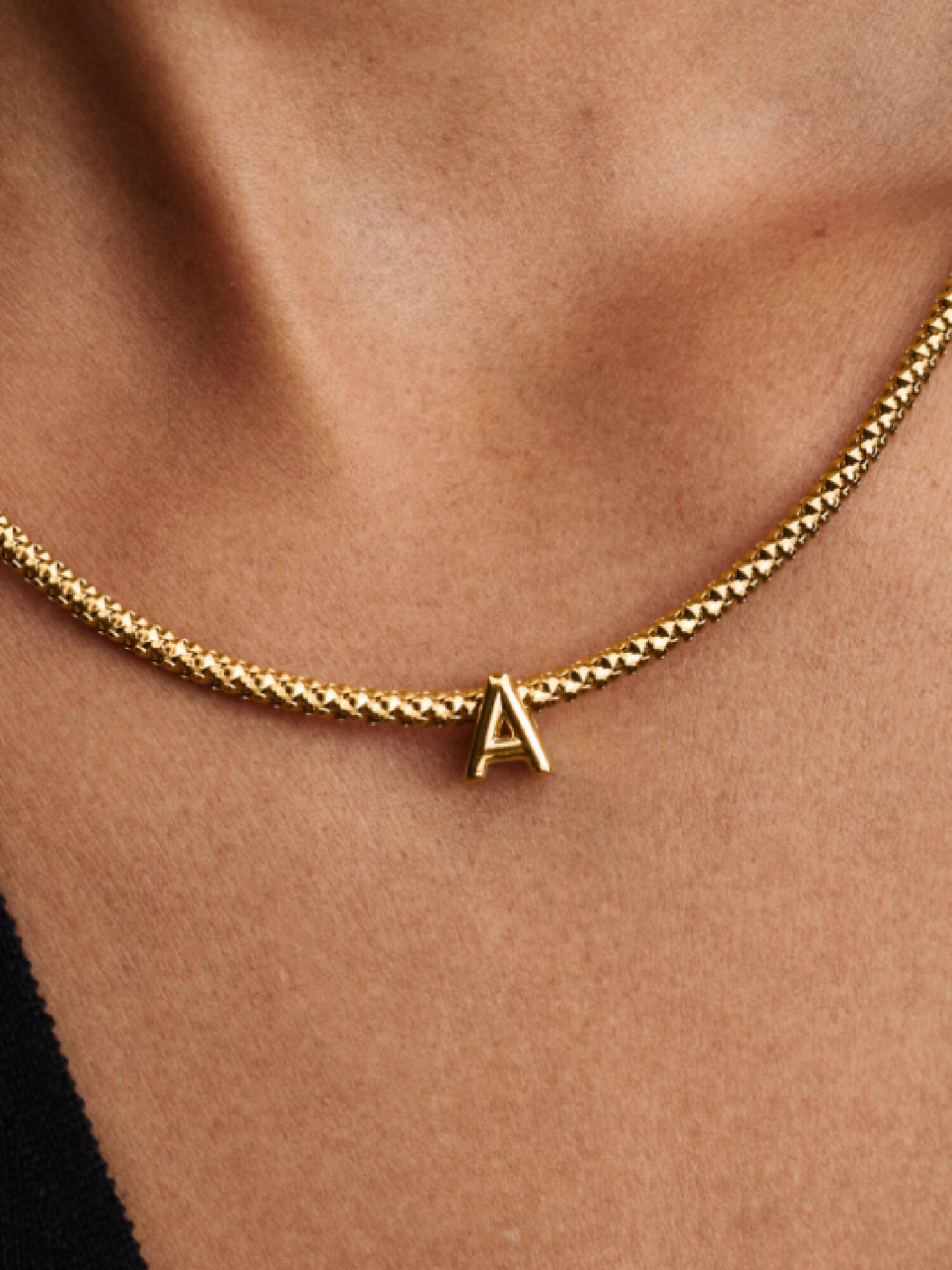 Letter A Alphabet Charm