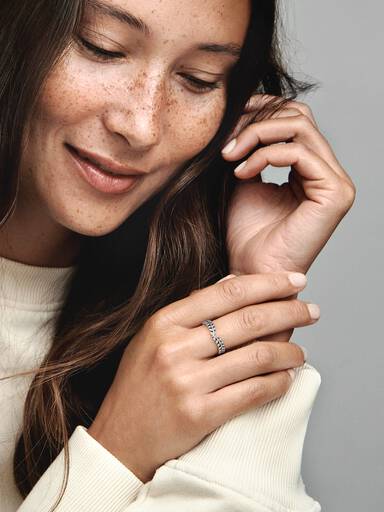Wheat Grains Wishbone Ring