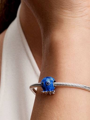 Ocean Bubbles Octopus Charm